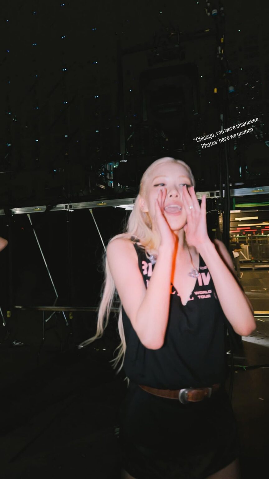 250721 تحديث قصة Rosé IG