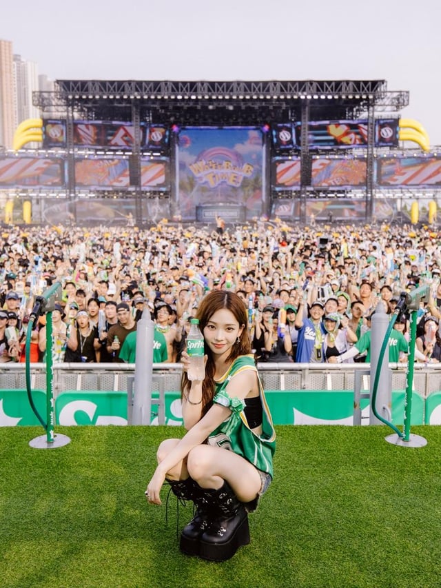 250707 Karina X Sprite في "Waterbomb Seoul 2025" (Press Pics)