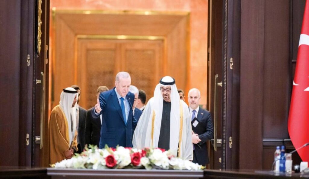 بيان مشترك بمناسبة زيارة رئيس الدولة إلى تركيا