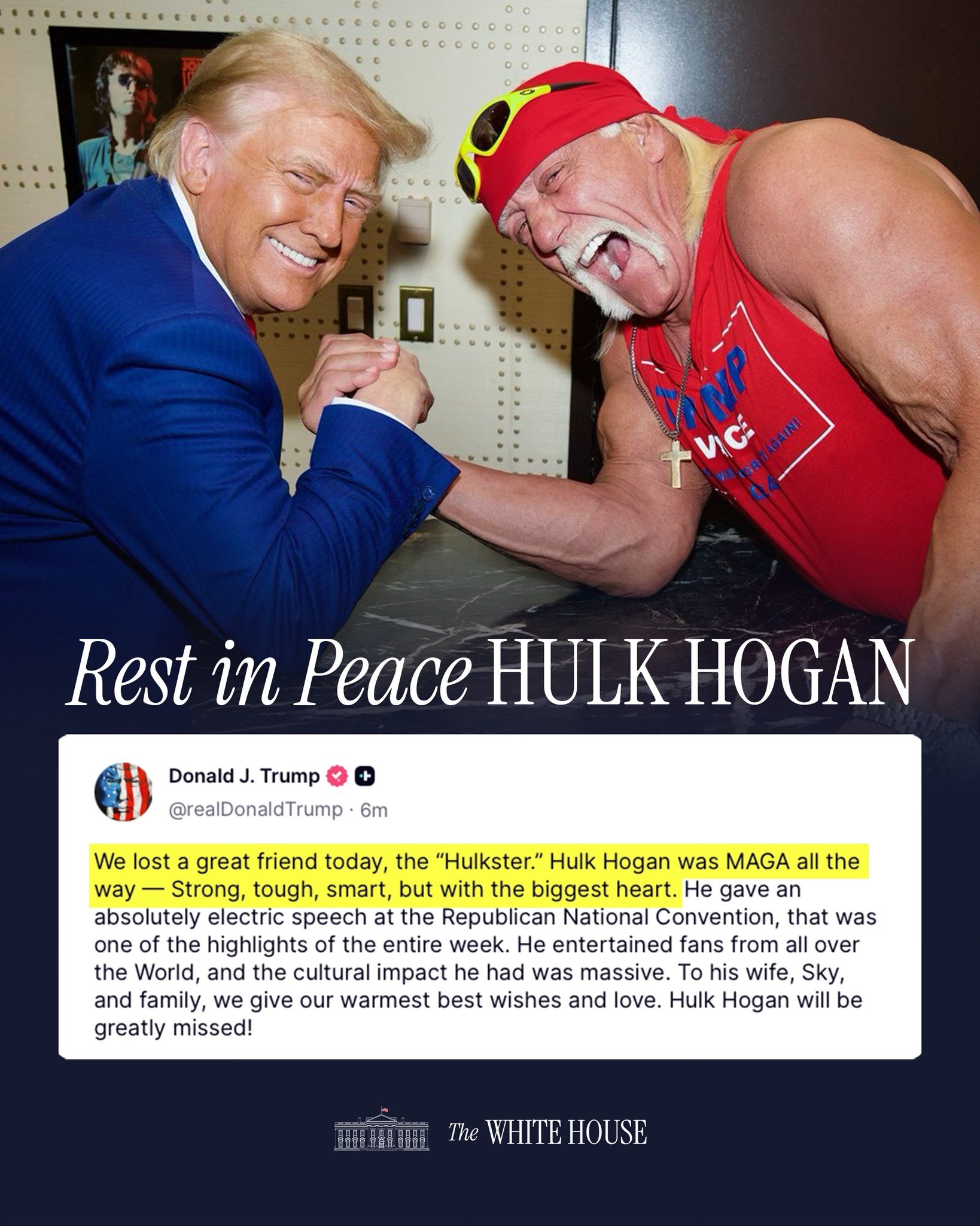 ترامب وهوجان