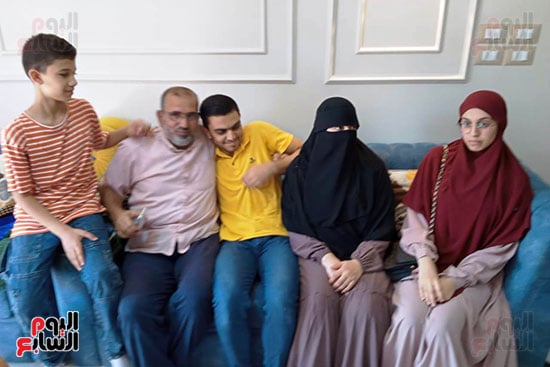 فرحة كبيرة فى المنزل