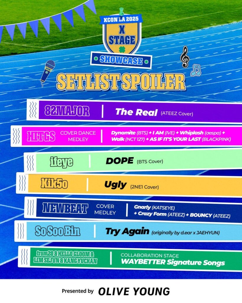 KCON LA 2025 - X Stage Showcase (Setlist SPOILER)