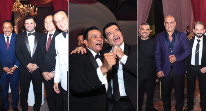 إيهاب توفيق ومحمد لطفي وعماد متعب في حفل زفاف ابنة محمد فؤاد | ألبوم إيهاب توفيق ومحمد لطفي وعماد متعب في حفل زفاف ابنة محمد فؤاد