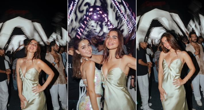 رانيا منصور تخطف الأنظار برفقة ابنتها توانا في حفل عمرو دياب بالساحل الشمالي | ألبوم رانيا منصور وابنتها توانا في حفل عمرو دياب