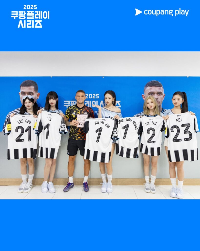 250731 Coupang Play Instagram Update with Ive (feat. Kieran Trippier)