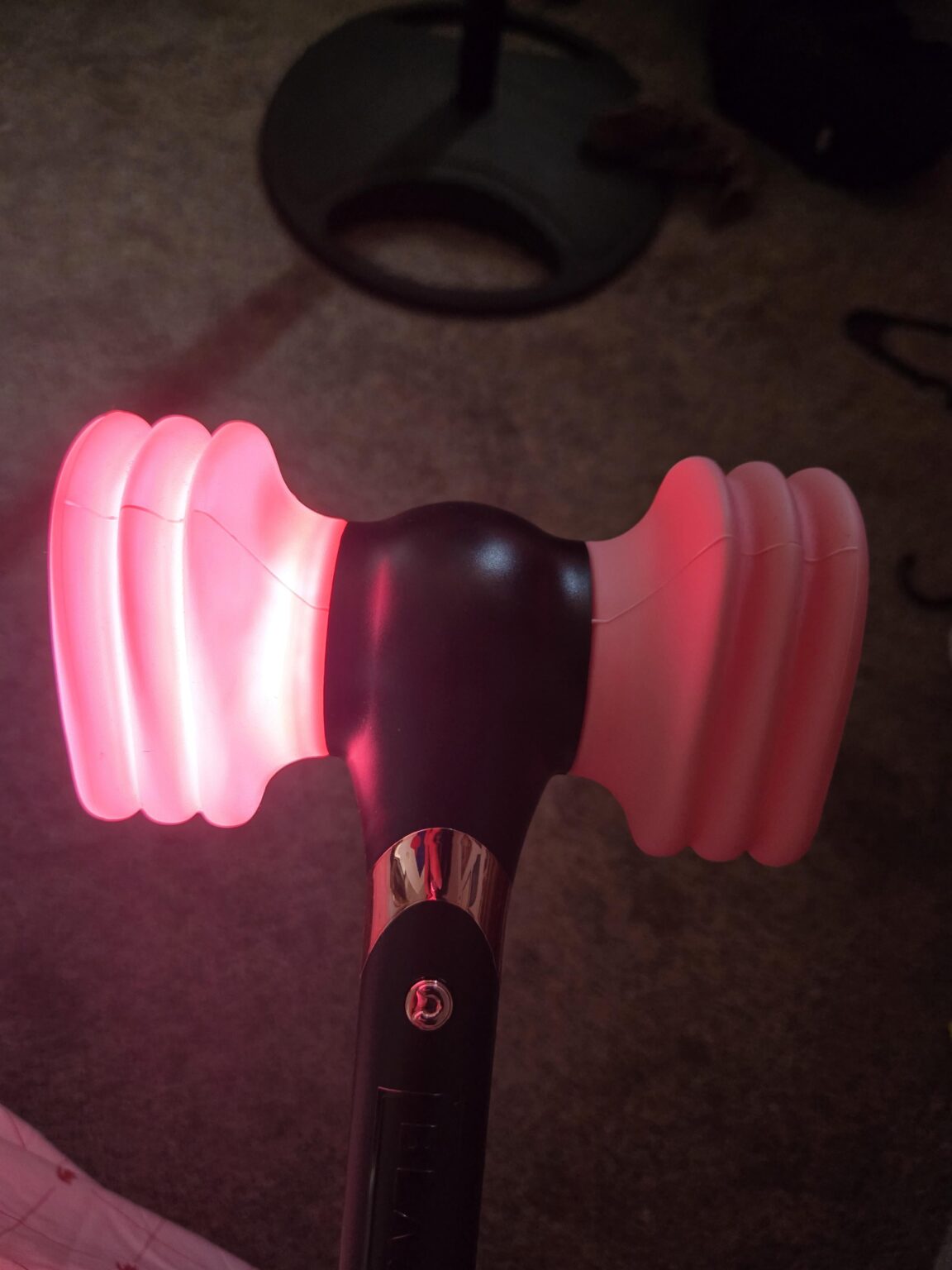 250707 Blackpink Lightstick يضيء فقط على جانب واحد