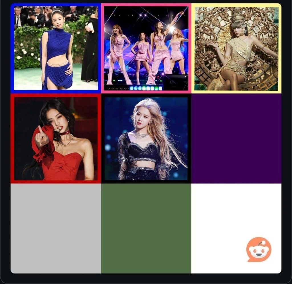 250702 أي عضو في Blackpink لديه نظرة أرجوانية أكثر شهرة؟