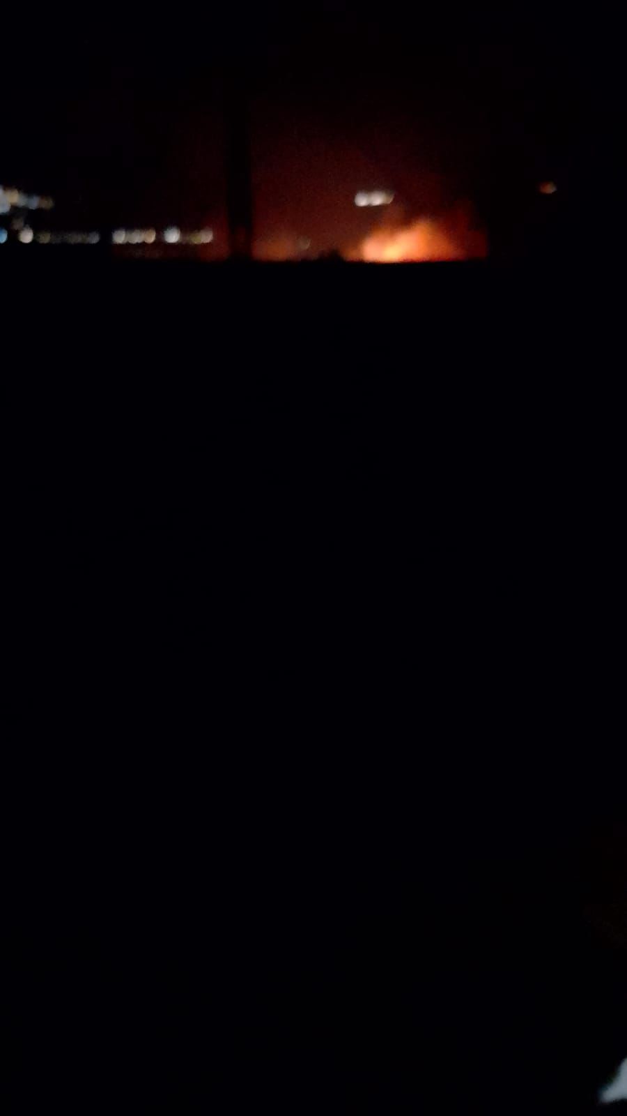 صورة للحريق (مواقع تواصل).