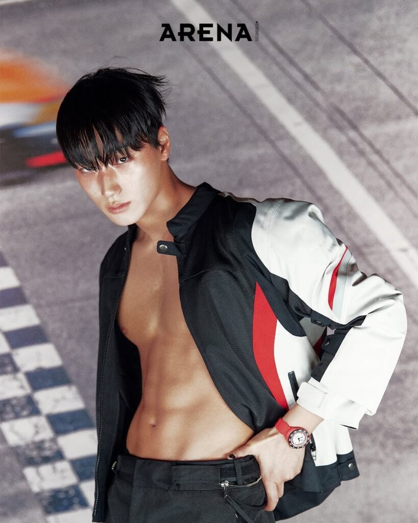 Ateez San - Arena Homme+ Korea X Tag Heuer (August 2025 Issue Pictorial)