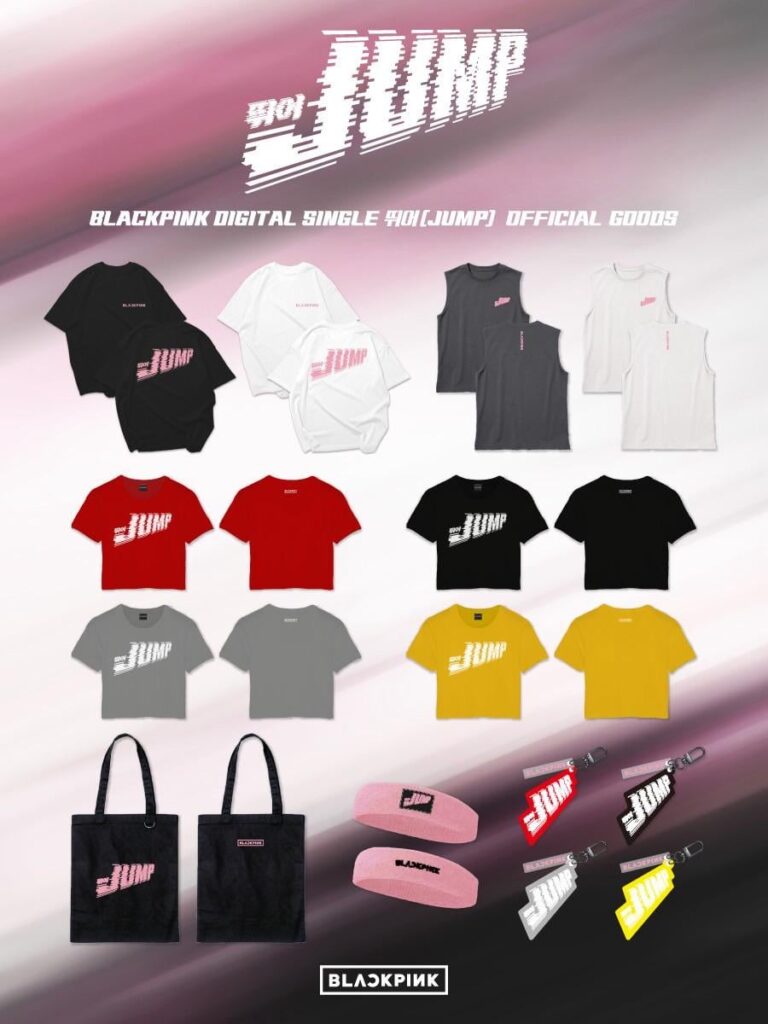 250711 Blackpink Digital Single [JUMP] تشكيلة البضائع الرسمية