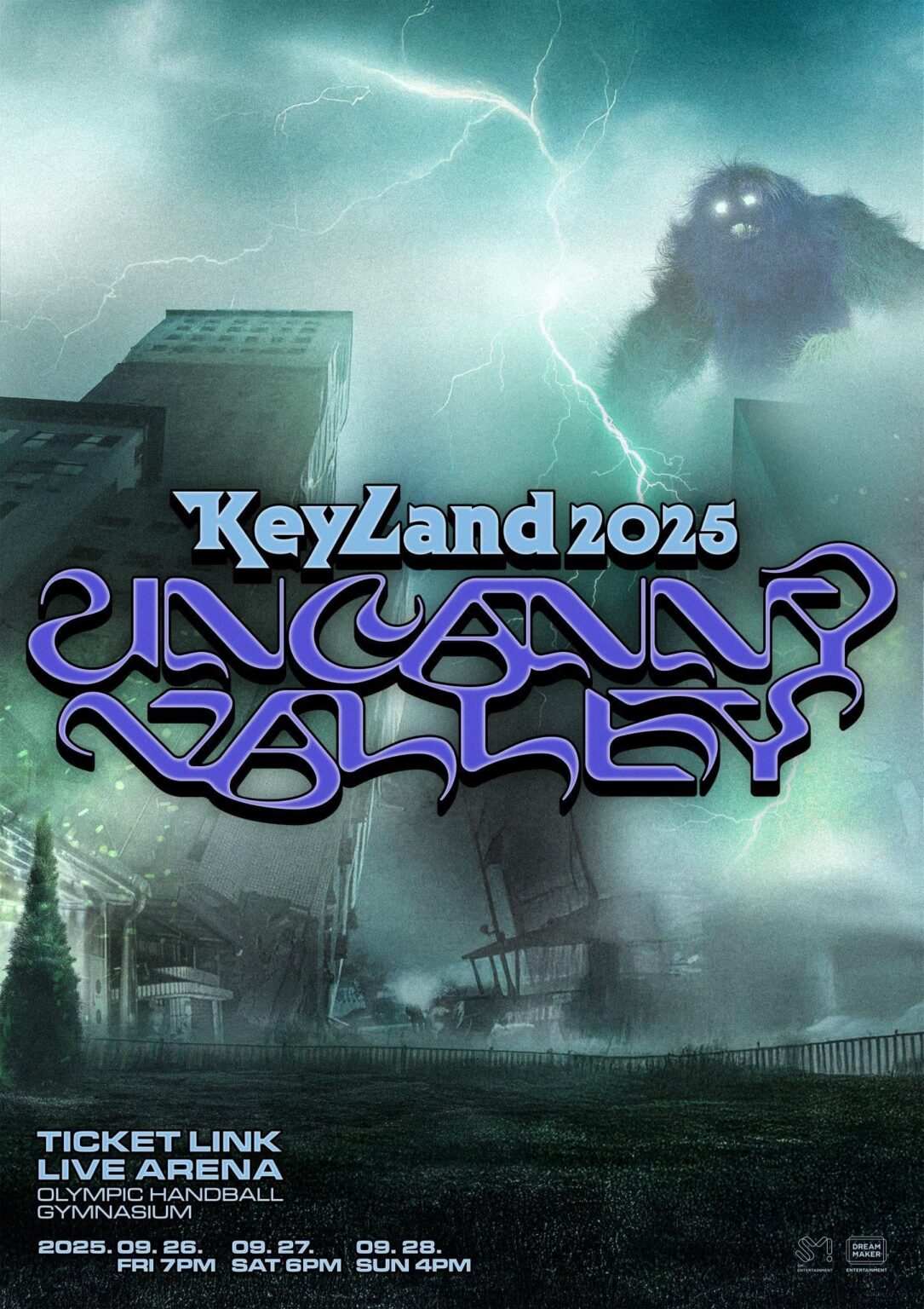 Key (Shinee) - 2025 Keyland On: Uncanny Valley (ملصق دعائي)