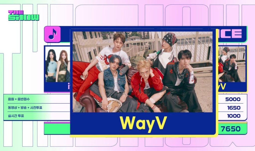 حصل Wayv على أول عرض موسيقي له على "Big Bands" على SBS M The Show (250729)