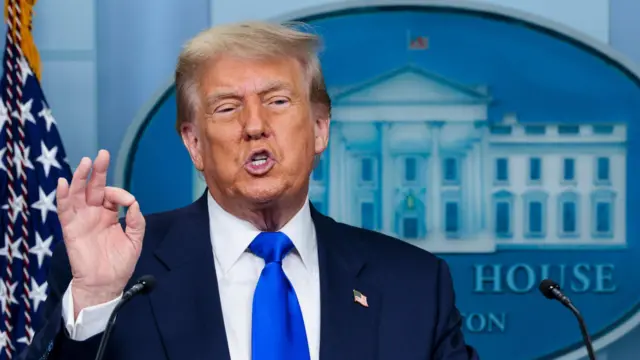 الرئيس الأمريكي دونالد ترامب