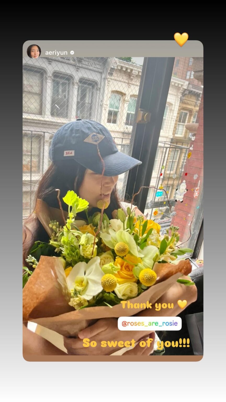 250712 تحديث قصة Rosé IG