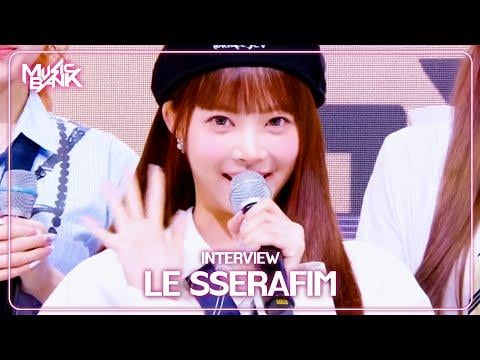 250704 Le Sserafim (مع MC: Illit Minju & Moon Sangmin) - مقابلة مرحلة خاصة @ Mnet M العد التنازلي