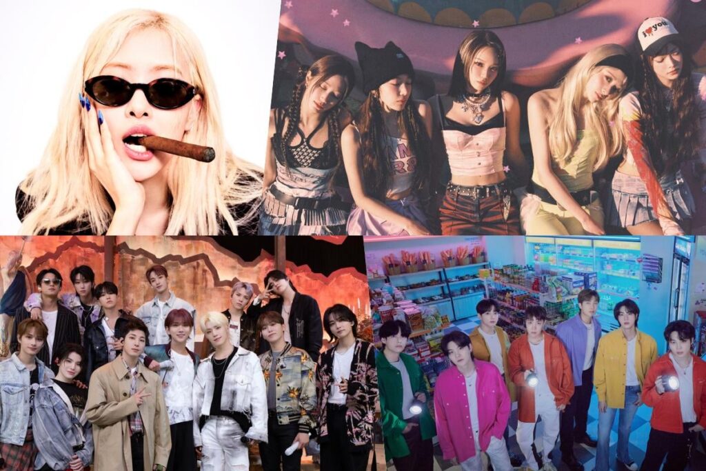 Rosé و Le Sserafim و Seventeen و BTS تكسب شهادات Raj Platinum و Gold للتدفق في اليابان