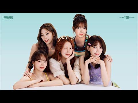250721 Le Sserafim - يوليو الآيس كريم مع Le Sserafim 🥭 (فيلم Baskin Robbins Summer Making Making)