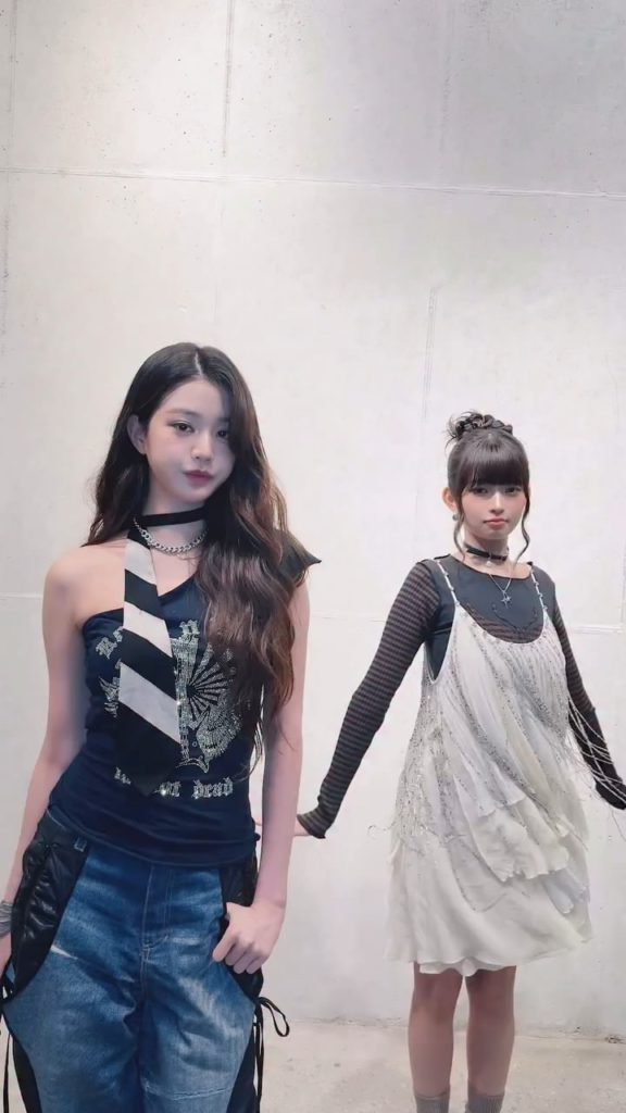 250723 ive تحديث Tiktok الرسمي مع Rei & Wonyoung - كن بخير (تحدي الرقص)