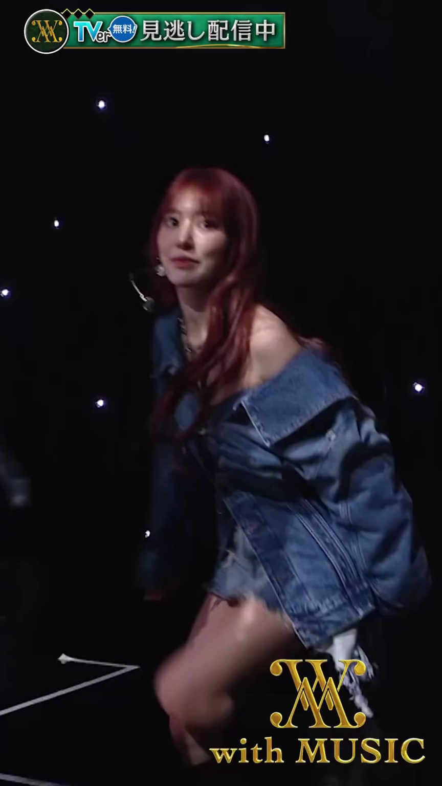 250726 NTV مع تحديث Twitter Music مع Le Sserafim (2)