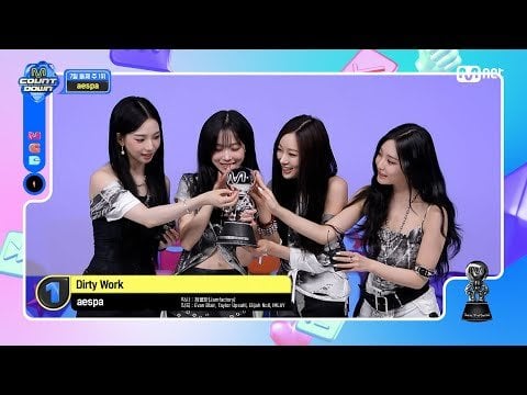 250710 AESPA - Dirty Work @ M العد التنازلي (Encore Broadcast Full Ver.)