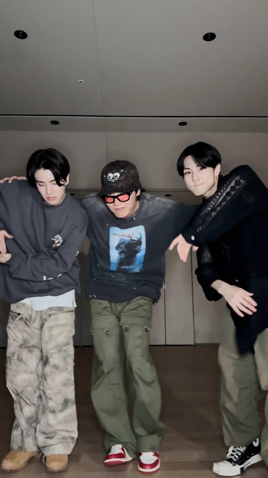 BTS J -Hope with endypen Jake and Jungwon - 'Killin' It Girl 'Dance Challenge (250702)