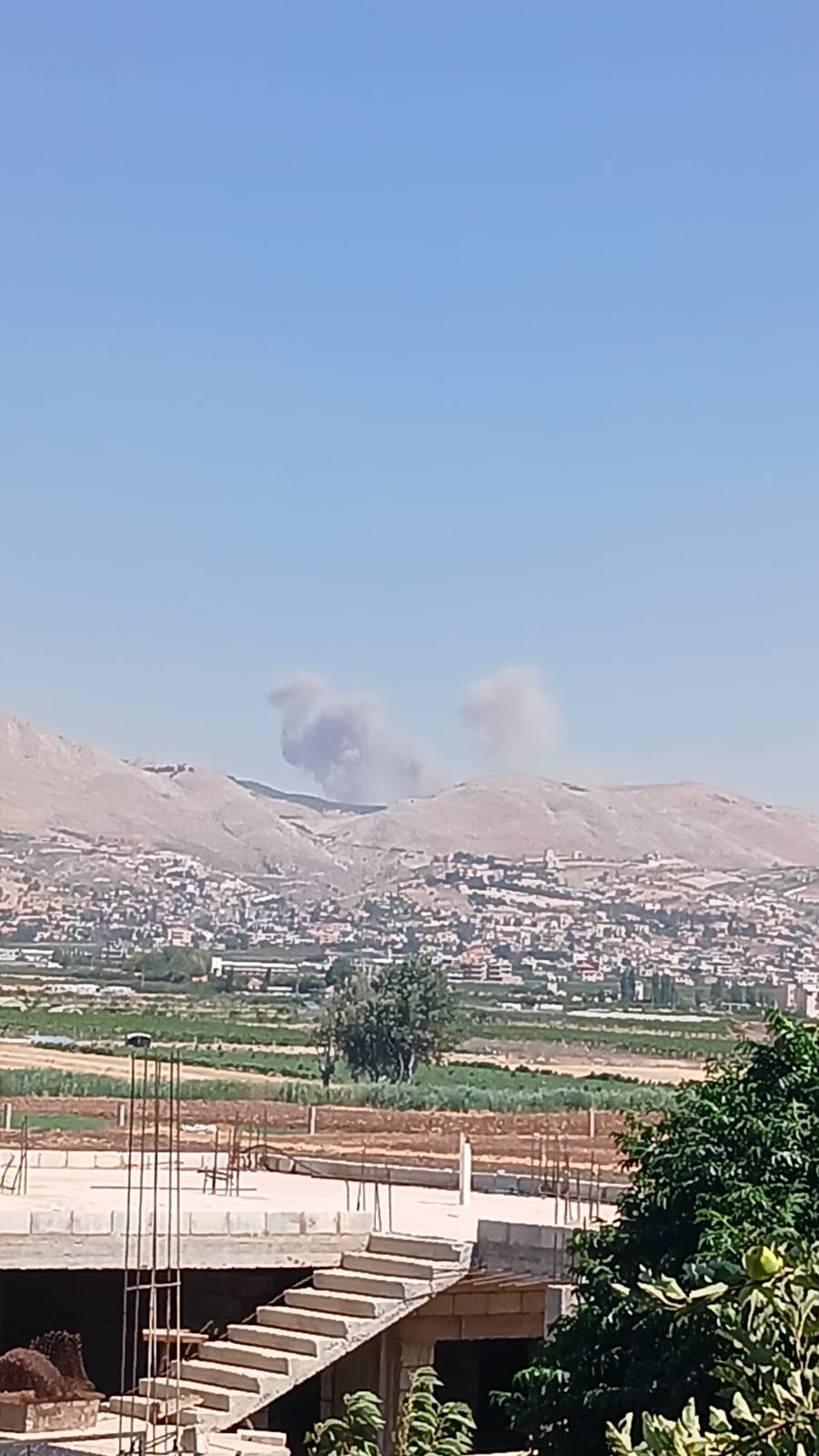 غارات إسرائيلية تستهدف منطقة البقاع شرق لبنان (مراسلة النهار).