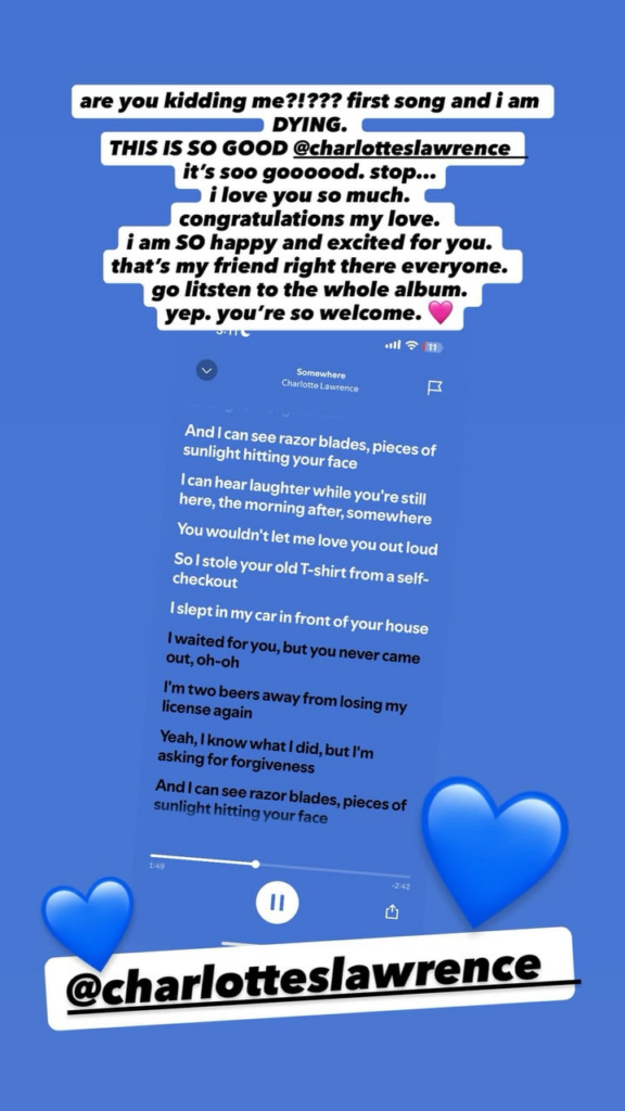 250703 تحديث قصة Rosé IG