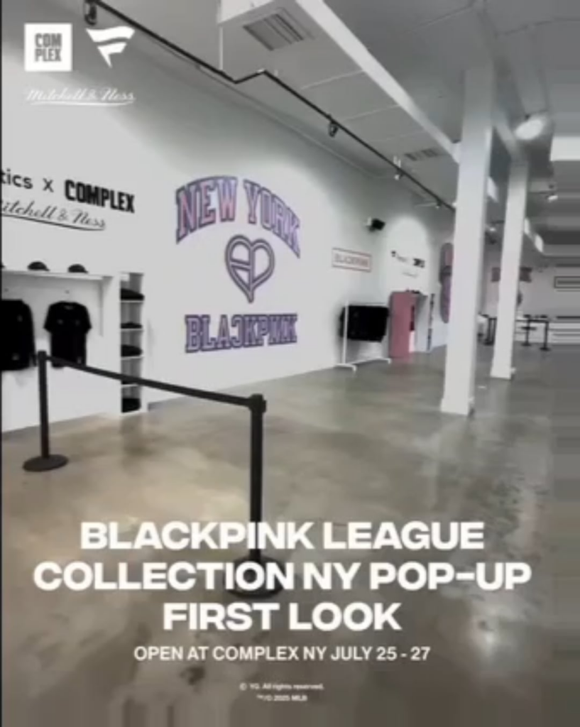 250725 انظر أولاً إلى مجموعة Blackpink League Collection NY المنبثقة