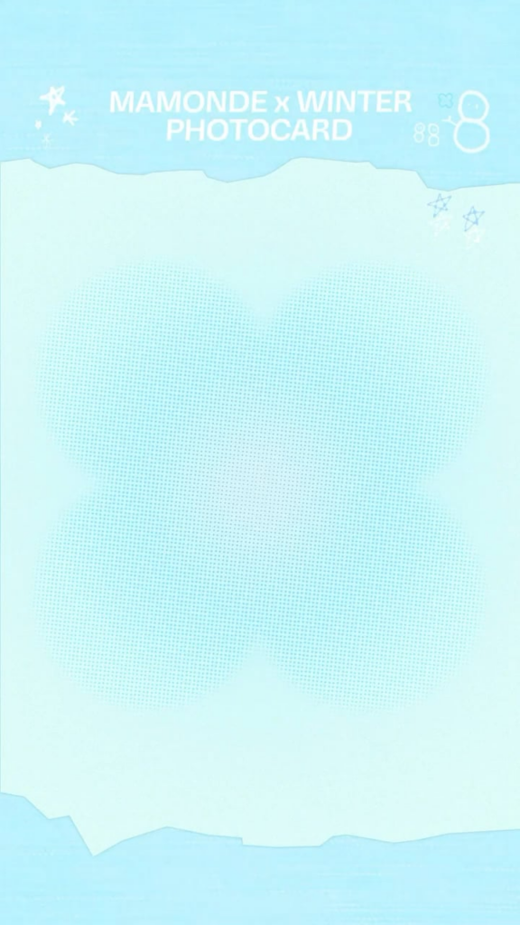 250720 Mamonde Instagram Update مع Winter X Photocard