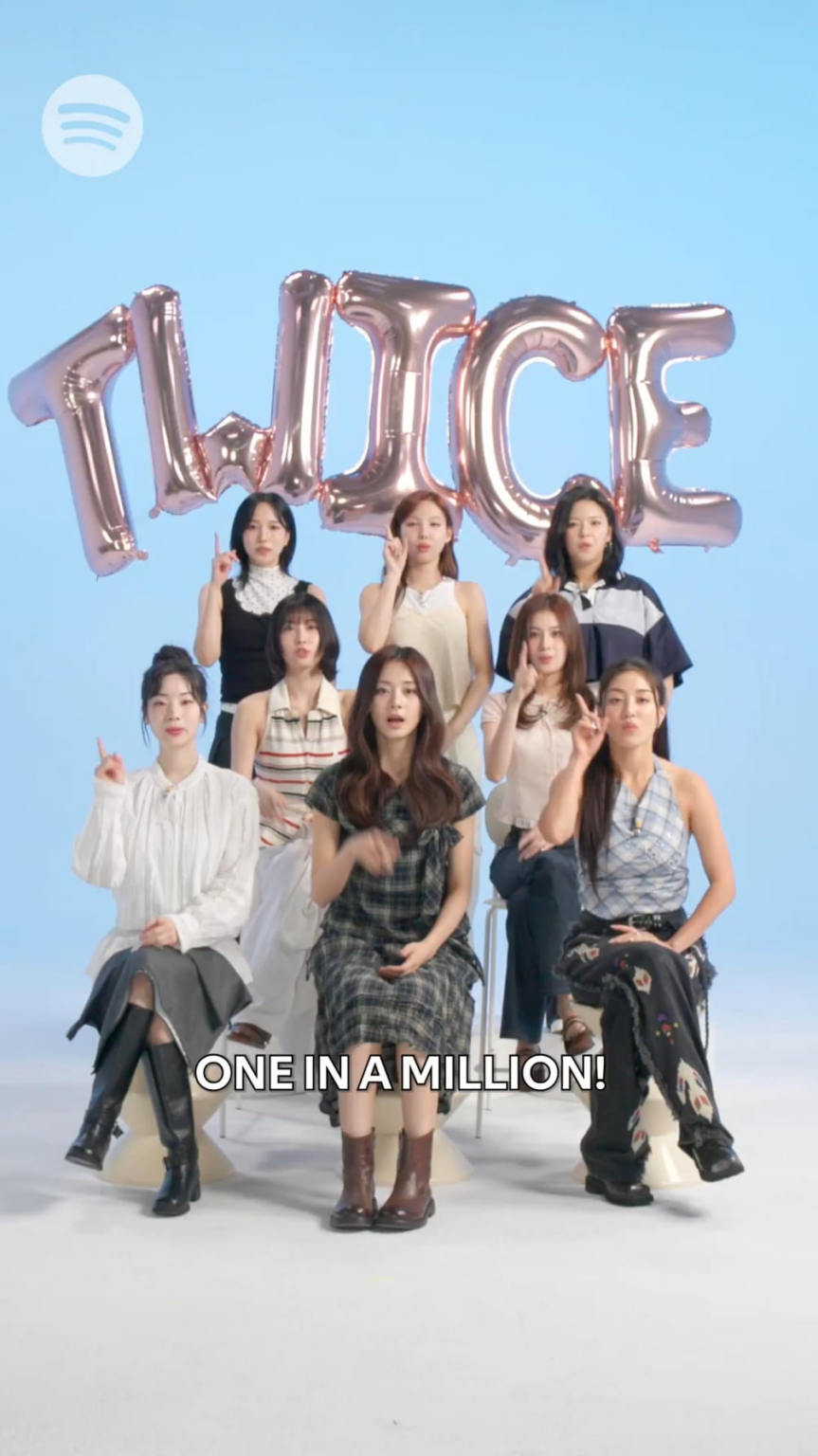 250708 SpotifyKpop Twitter Update - نحتاج فقط إلى أربع (4) كلمات لجعلنا سعداء: حفل الاستماع مع مرتين 💗