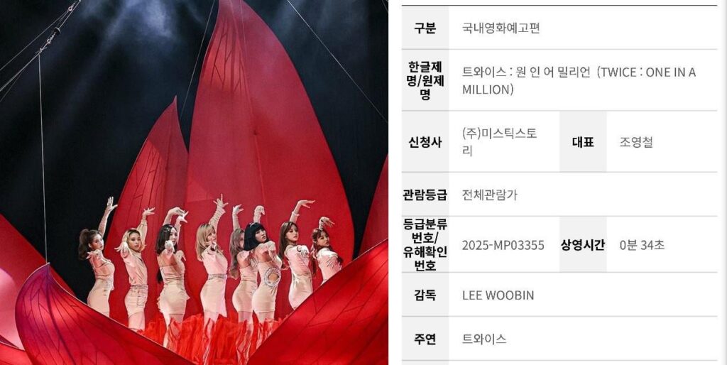 250718 Twice_World_DM Twitter Update - يُزعم أن مرتين لديه فيلم يسمى "مرتين: واحد في مليون" في صنع: