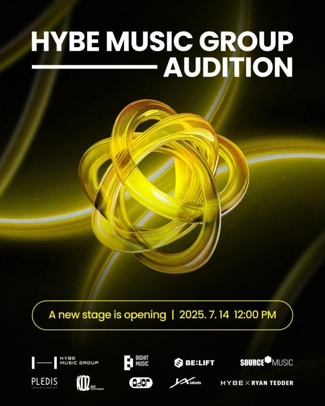 Hybe Labels - Hybe Music Group Audition (ملصق إعلان)