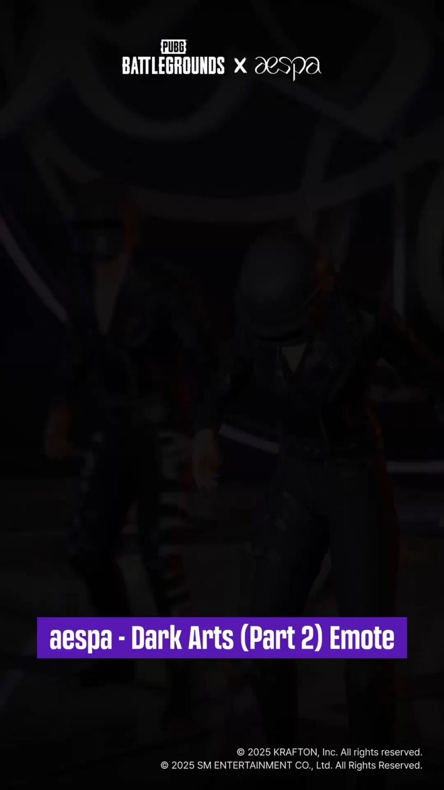 250721 PUBG Esports Tiktok Update - ASPA 'Dark Arts' Part.2 emote فقط من خلال PNC 2025 Drops - لا تفوتها!