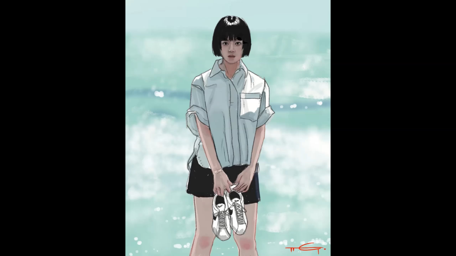 مشاركة Quick Hanni Fanart timelapse. أتمنى أن تحبهم يا رفاق. سائدا