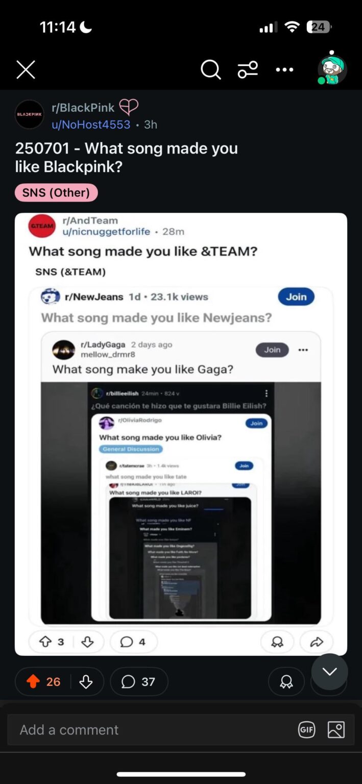 250701 ما هي الأغنية التي جعلتك تحب مرتين؟