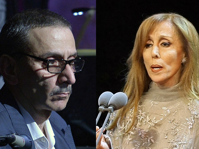 كومبو يجمع الفنان والموسيقي اللبناني زياد الرحباني ووالدته فيروز