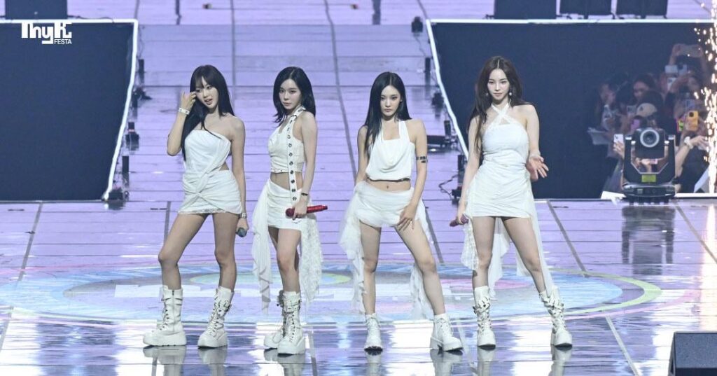 250704 تحديث حفلة Myk Instagram مع AESPA