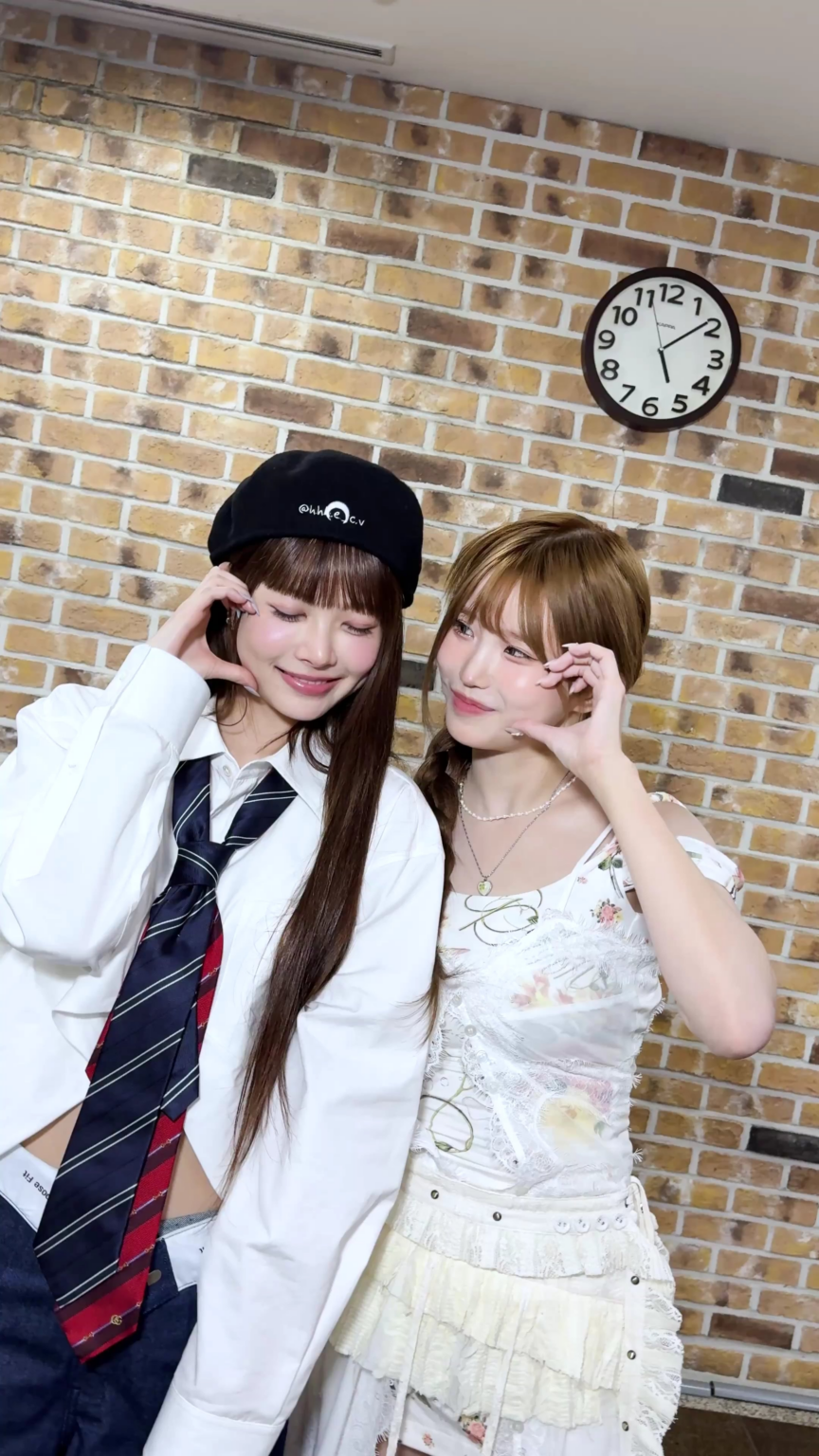 250705 Hong Eunchae مع Fromis_9 Song Hayoung - مختلف (تحدي الرقص)