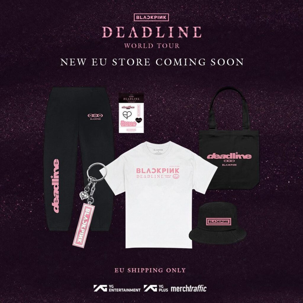 250730 جولة Blackpink World [DEADLINE] في أوروبا ، افتتاح المتجر الرسمي غدًا!