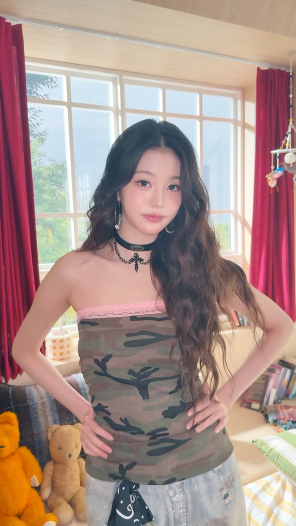 250719 ive تحديث Tiktok الرسمي مع Wonyoung - كن بخير (التحدي)