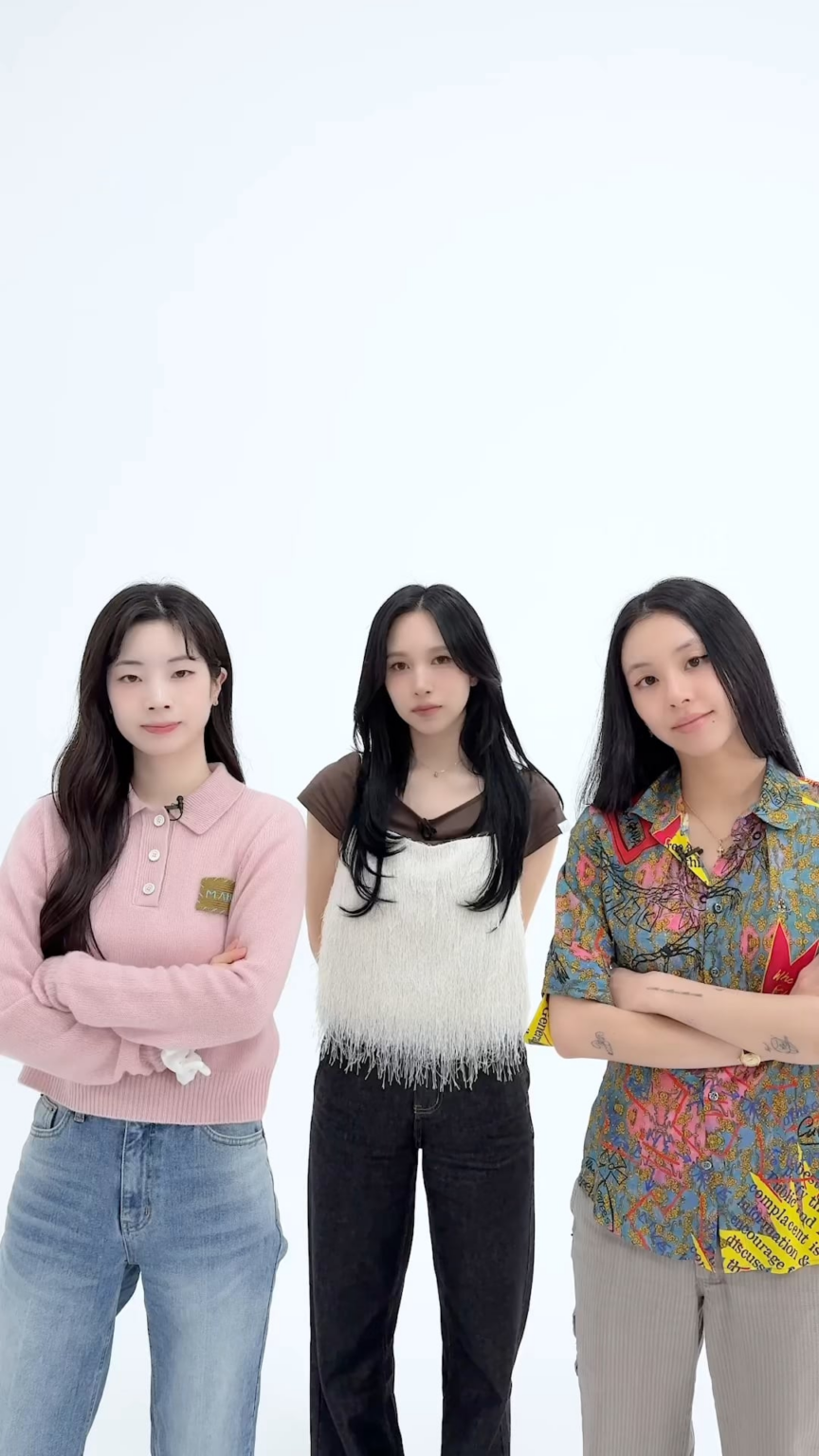 250713 تحديث Tiktok - هذا من أجل Mina & Dahyun & Cheyomung