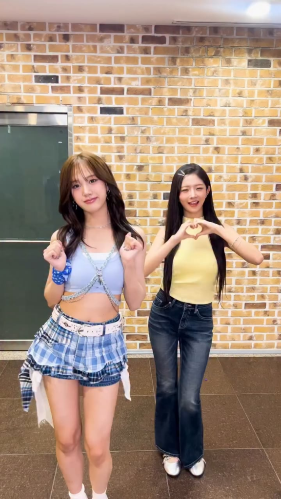 250727 Stayc Instagram Reels Update with Rei - أريد التحدي مع J.