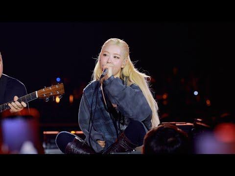 250705 Rosé 로제 Solo Stage - 3 صباحًا + سامة حتى النهاية + Apt @ Blackpink World Tour [DEADLINE] هزة