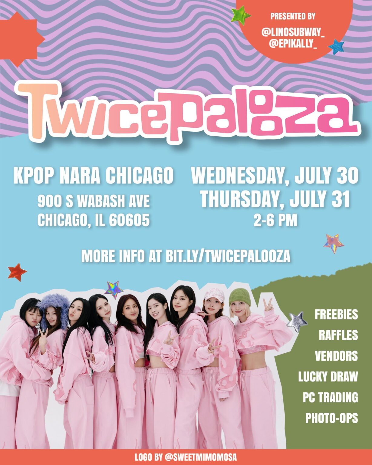 ‧₊ ☆ twicepalooza ☆ ‧₊ ‧₊ (حدث مروحة في شيكاغو)