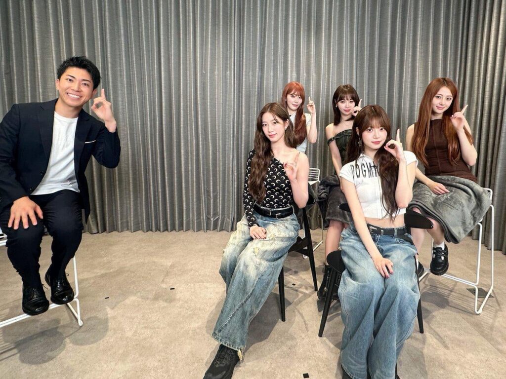 250701 Nagoya TV "Dodesuka" Twitter Uddate مع Le Sserafim (الفذ. مذيع Otakara Hidetoshi)