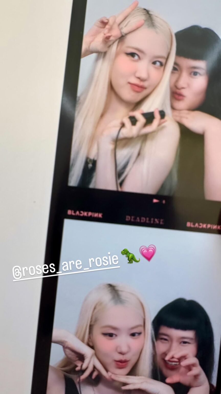 250714 تحديث قصة آسيا تشاو IG مع الورود