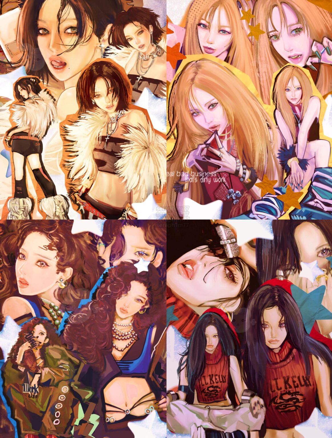 OT4 Fanart قبلي: D !!