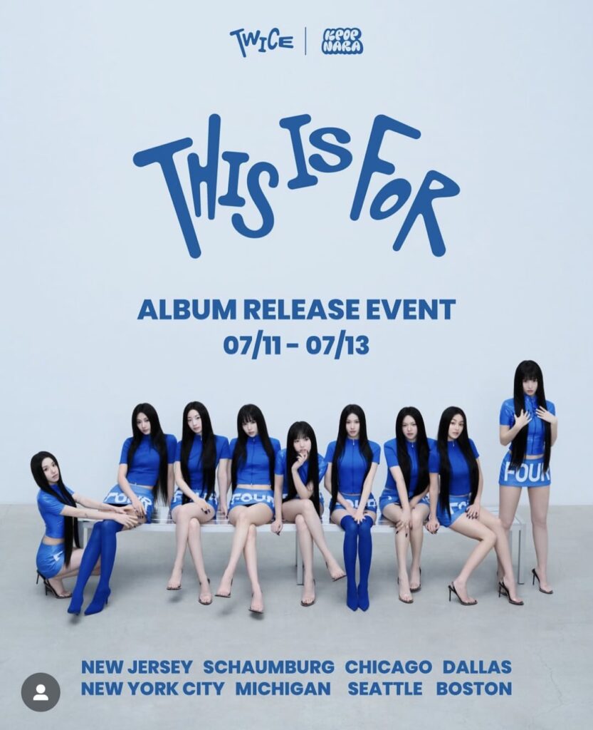 250702 KPOPNARAOFFICIAL UPDATE - 📢 مفاجأة مرة واحدة 🥳 ألبوم مرتين 4 الكامل "This Is for" هو في وقت قريب جدا ولدينا حدث خاص لك القدوم إلى جميع متاجر KPOP NARA 07/11 - 07/13 🩵