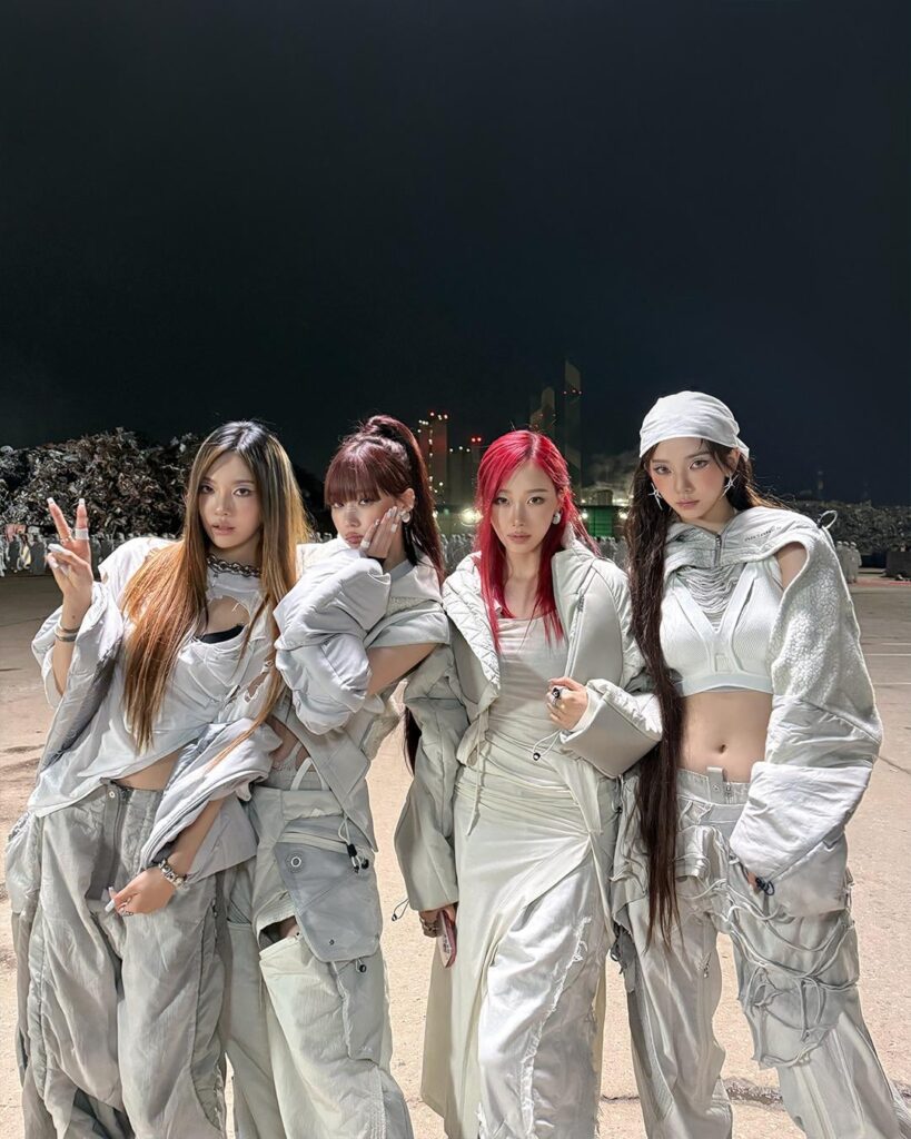 250711 youtube Music Instagram Update with AESPA - "العمل القذر" لا يتوقف هنا! تمسك ، وصلت وراء الكواليس من #Dirtywork