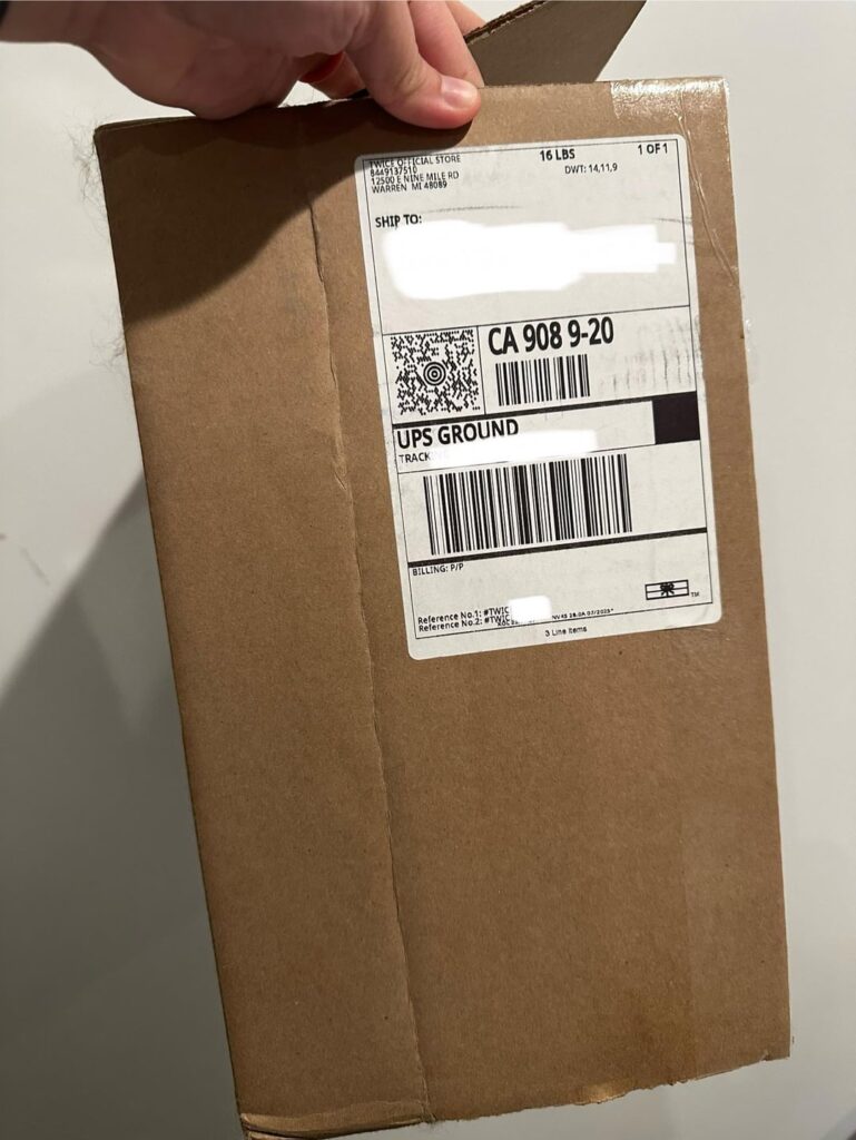 مرتين تسوق العناصر المفقودة ورفض استرداد لي